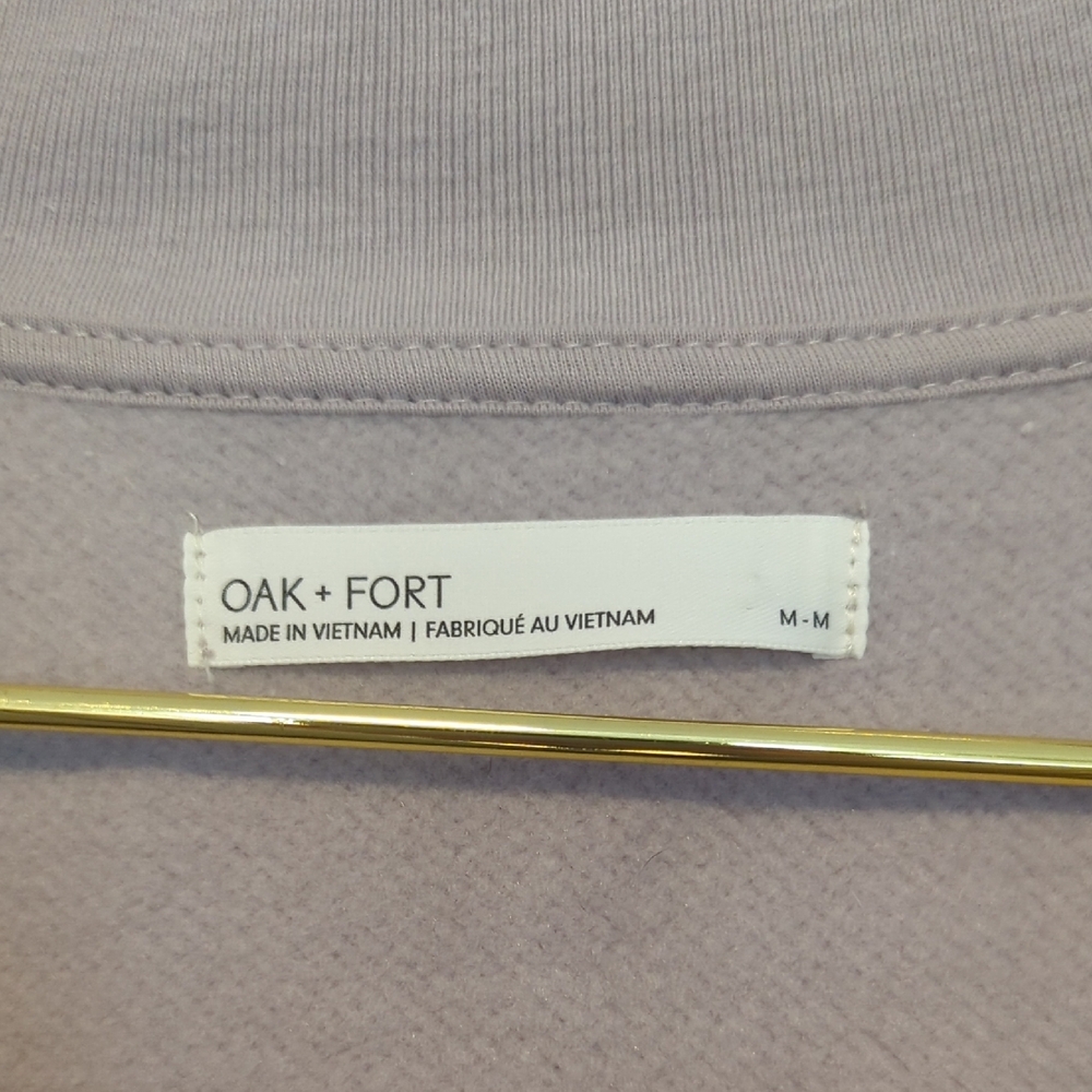 Purple Collared Sweatshirt - Picture 2 of 5